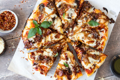 Barbecue Bacon Pizza | The Fancy Pants Kitchen