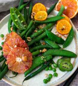 Green and Orange Spring Salad