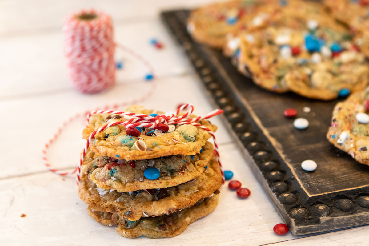 Crazy M&M Cookies | The Fancy Pants Kitchen