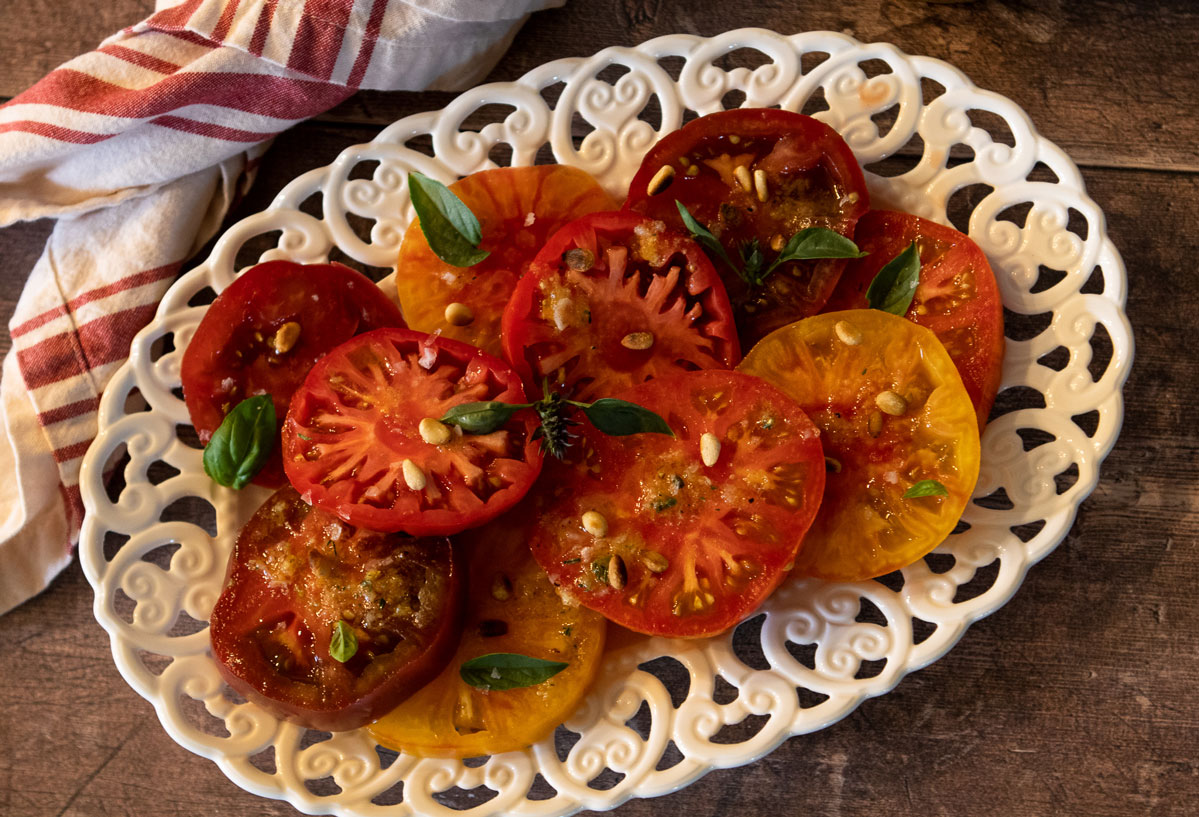 Summer Heirloom Tomato Salad