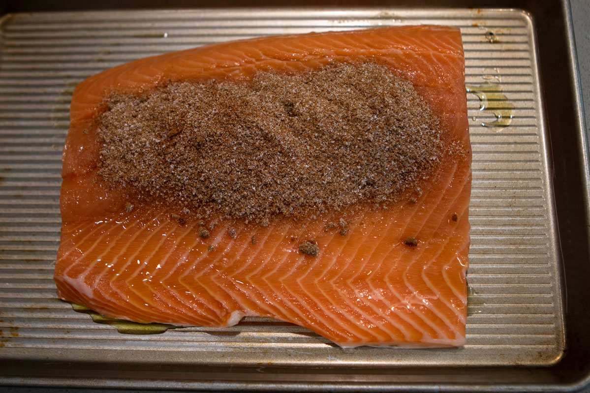 Sugar and Spice Baked Salmon | The Fancy Pants Kitchen