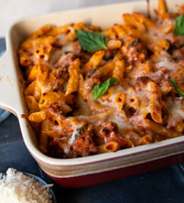 Baked Penne with Sausage
