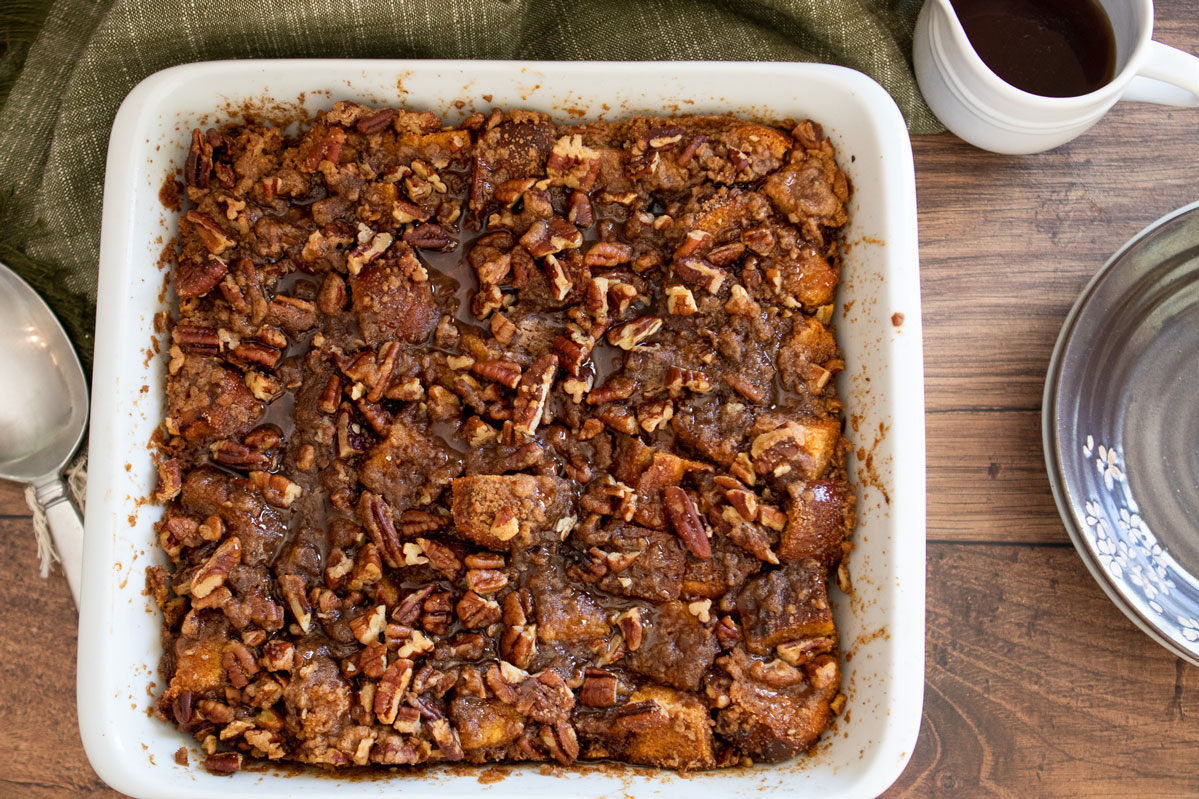 Pumpkin French Toast Casserole | The Fancy Pants Kitchen