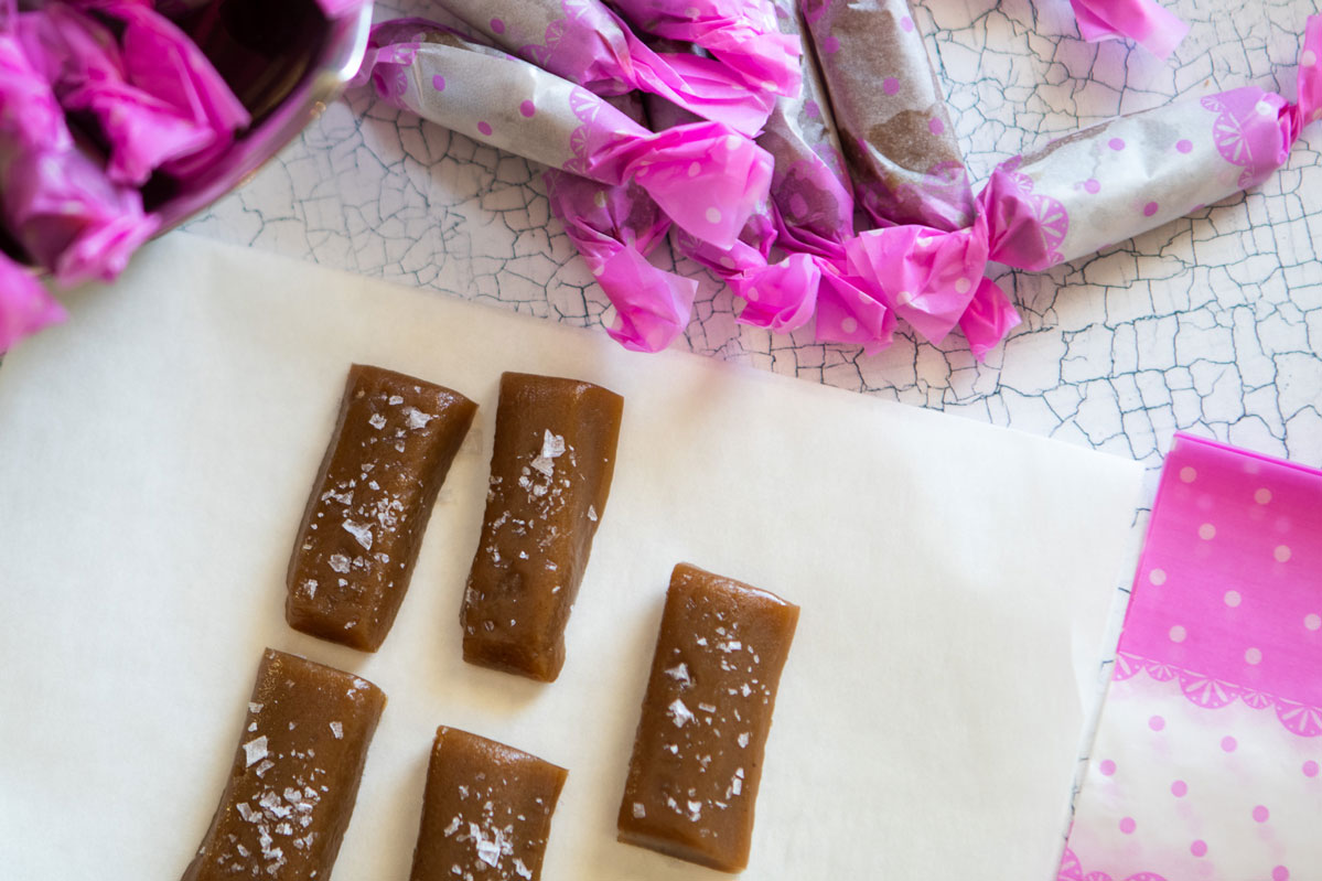 8-Minute Microwave Salted Caramels | The Fancy Pants Kitchen