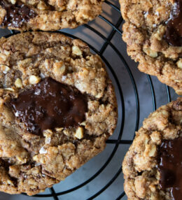 Double Chocolate Toasted Graham Cracker Cookies