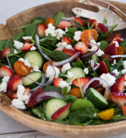 Summer Strawberry Feta Salad