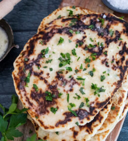 One-Bowl Homemade Naan