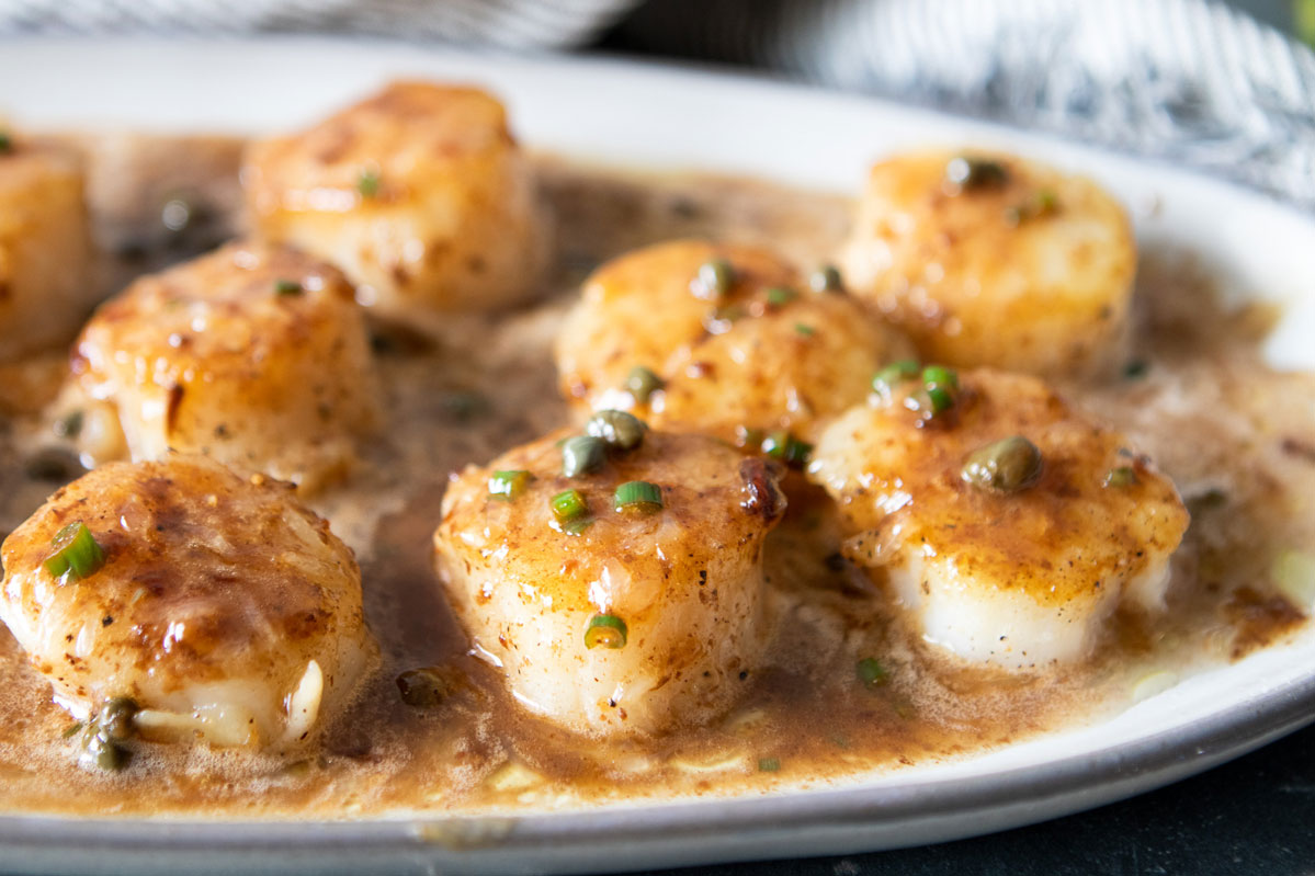 Seared Scallops With Pan Sauce Recipe