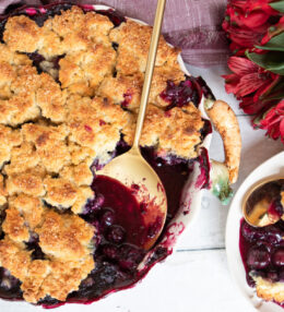 Easy Blueberry Cobbler