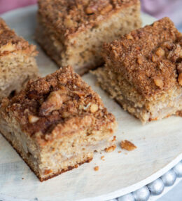 Pear-Filled Cowboy Coffee Cake