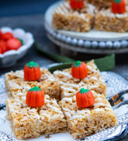 Pumpkin Pie Rice Krispie Treats