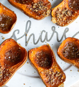 Roasted Honeynut Squash with Brown Sugar