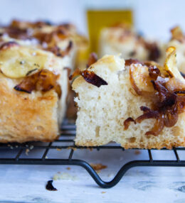 Caramelized Onion and Potato Focaccia