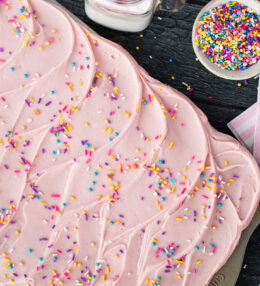 Fabulous Funfetti Sheet Cake