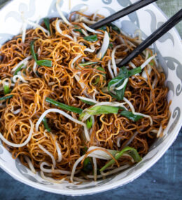 Soy Sauce Pan-Fried Noodles