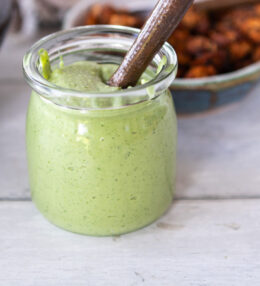 Creamy Pesto Sauce (Dairy Free)