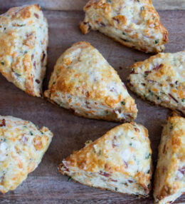 Savory Ham and Cheese Scones