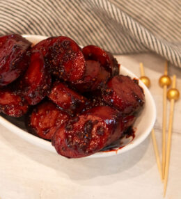 Sweet and Tangy Kielbasa Bites