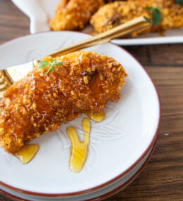 Crispy Baked Hot Honey Chicken