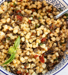Corn and Wild Rice Sauté
