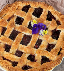 Rustic Cherry Nectarine Pie