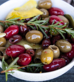 Mediterranean Marinated Olives