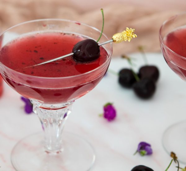Cherry Hibiscus Vodka Cocktail2
